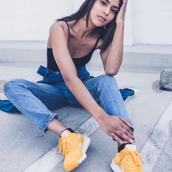 Reebok Women's Vibrant Yellow Sneakers - Picture 7 of 16